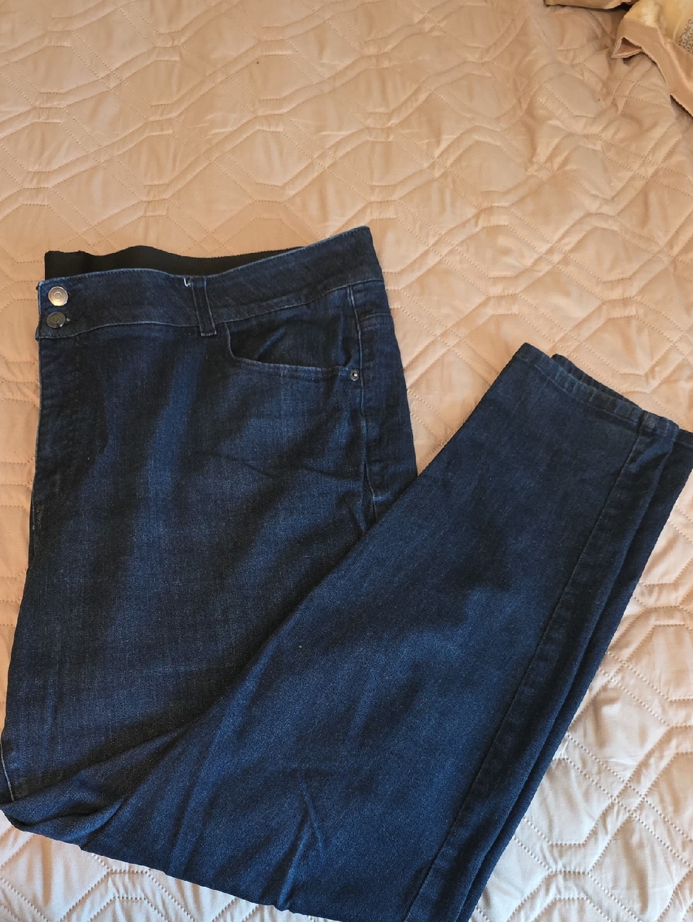 Venezia Dark Blue Stretch Jeggings